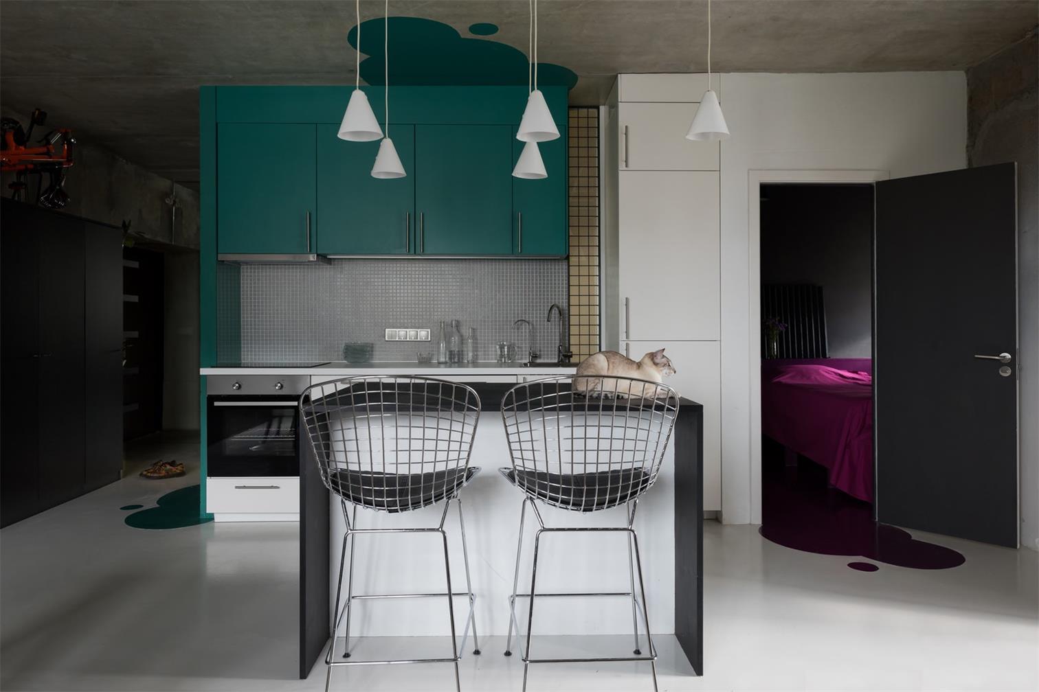 60平米住宅設計,住宅改造設計,60平米住宅改造設計,現代風格住宅設計,個性風格設計