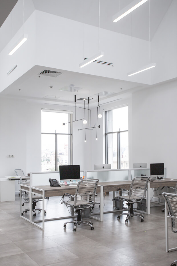 辦公空間，寫字樓辦公室設計，頂樓辦公室，基輔辦公空間
