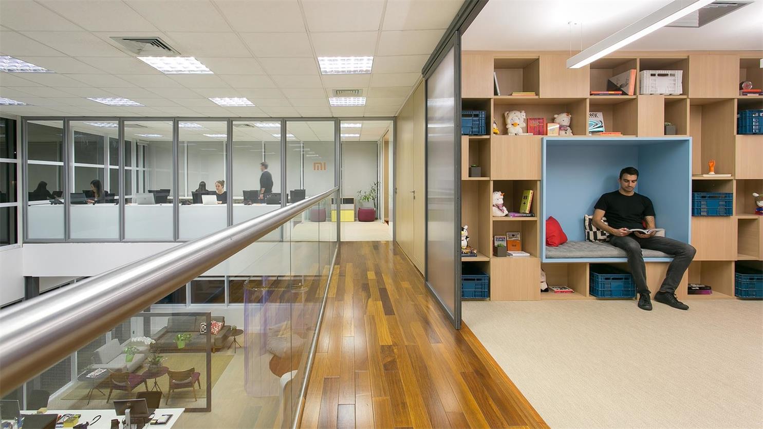 辦公空間,巴西辦公室設計,小米辦公室,空間公司辦公室設計,小米科技辦公空間