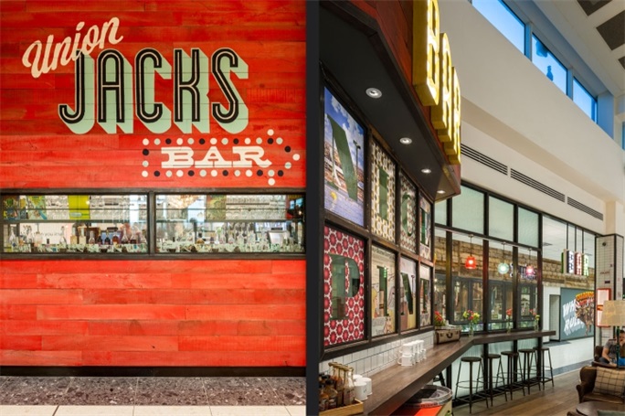 倫敦工業風機場餐廳設計，工業風機場餐廳設計