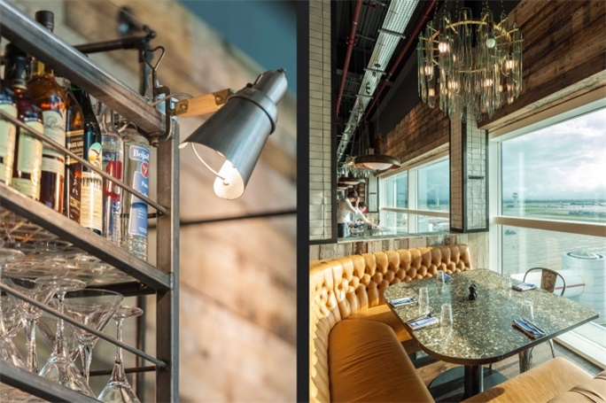 倫敦工業風機場餐廳設計，工業風機場餐廳設計