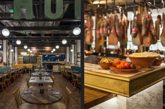 倫敦工業風機場餐廳設計，工業風機場餐廳設計