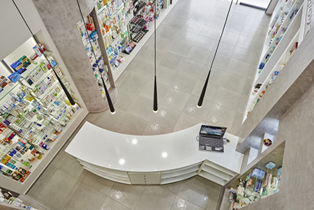 創意藥房設計，LOFT風格藥房設計