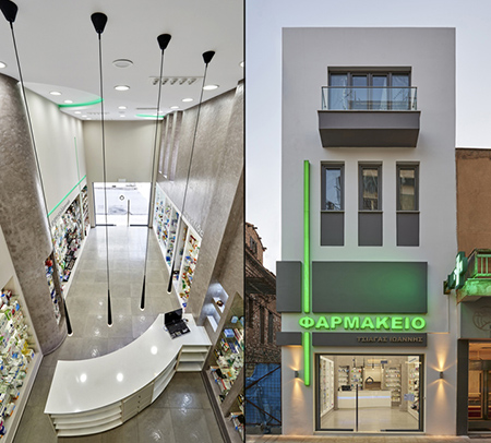 創意藥房設計，LOFT風格藥房設計