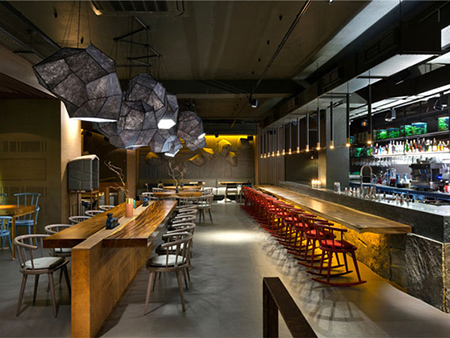 LOFT風格餐廳設計,工業風格餐廳設計