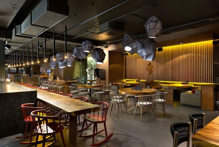 LOFT風格餐廳設計,工業風格餐廳設計