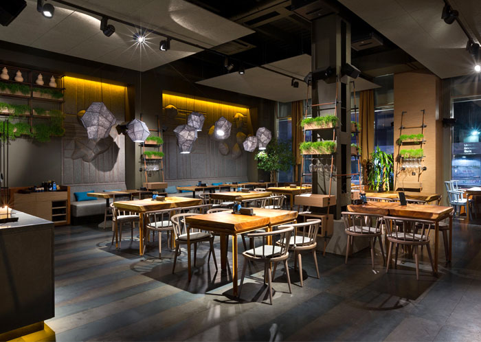 LOFT風格餐廳設計,工業風格餐廳設計