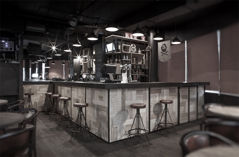 LOFT風格酒吧,工業風格酒吧設計