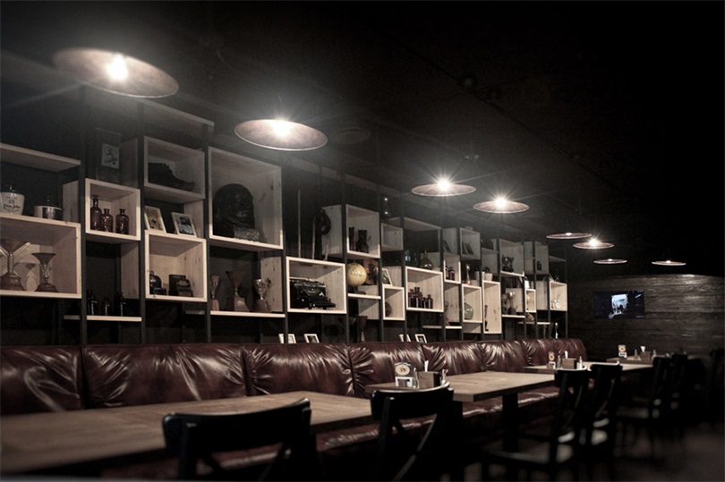 LOFT風格酒吧,工業風格酒吧設計