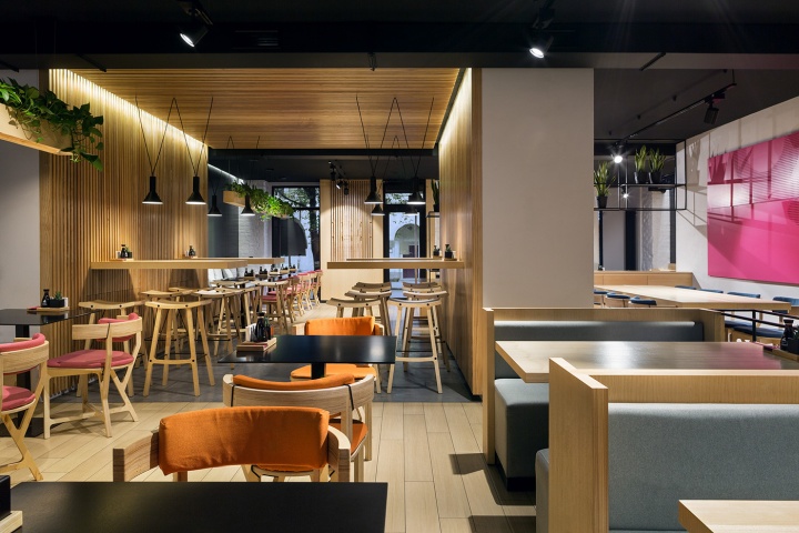 餐飲空間，烏克蘭餐廳設計，日式料理餐廳，簡約主義