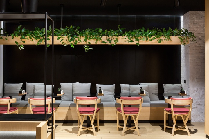 餐飲空間，烏克蘭餐廳設計，日式料理餐廳，簡約主義