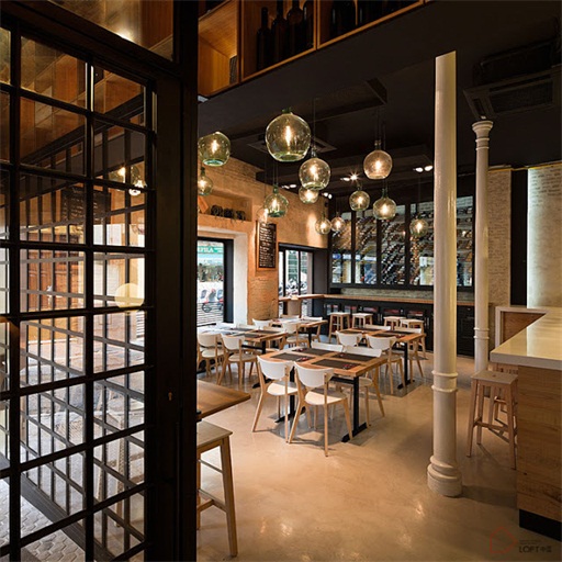 loft風格餐廳設計