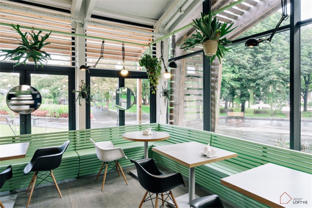 loft風格咖啡廳設計"