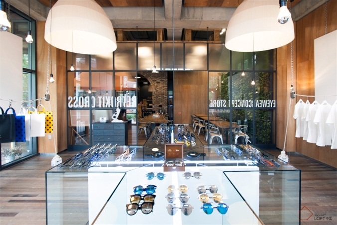 loft風格眼鏡店設計