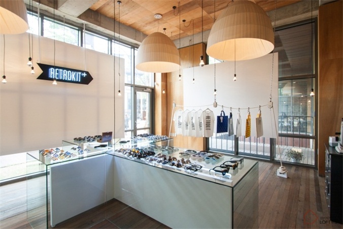 loft風格眼鏡店設計
