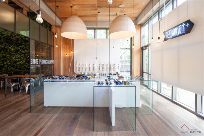 loft風格眼鏡店設計