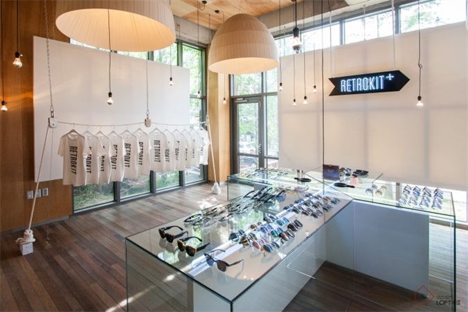 loft風格眼鏡店設計