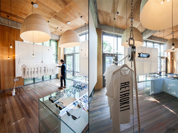 loft風格眼鏡店設計