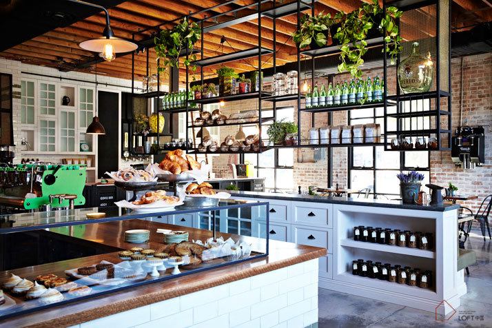 loft風格咖啡館設計