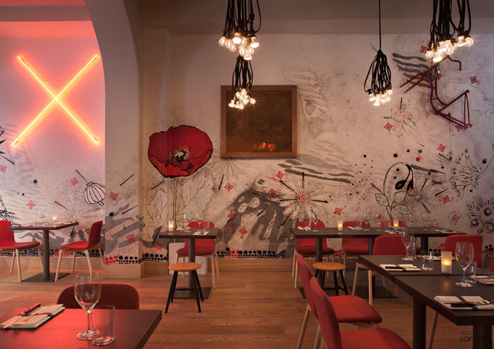 loft風格餐廳設計