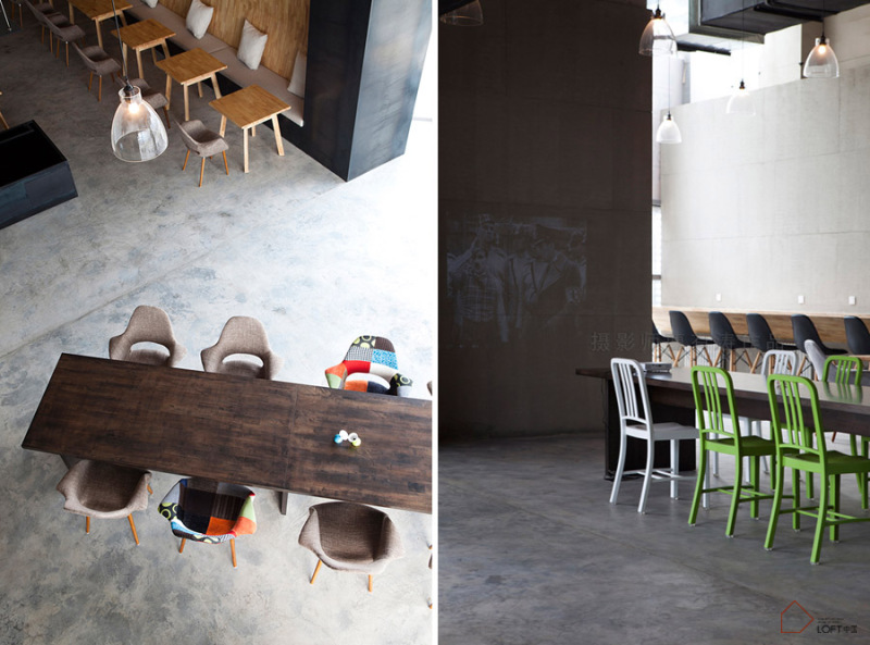 北京loft風格咖啡廳設計
