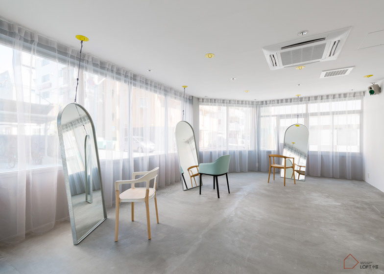 loft風格理發店設計