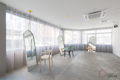 loft風格理發店設計