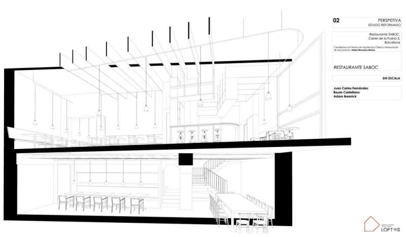 loft風格餐廳設計