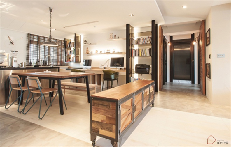 台北“咖啡香”工業風公寓