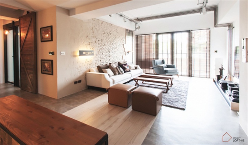 台北“咖啡香”工業風公寓