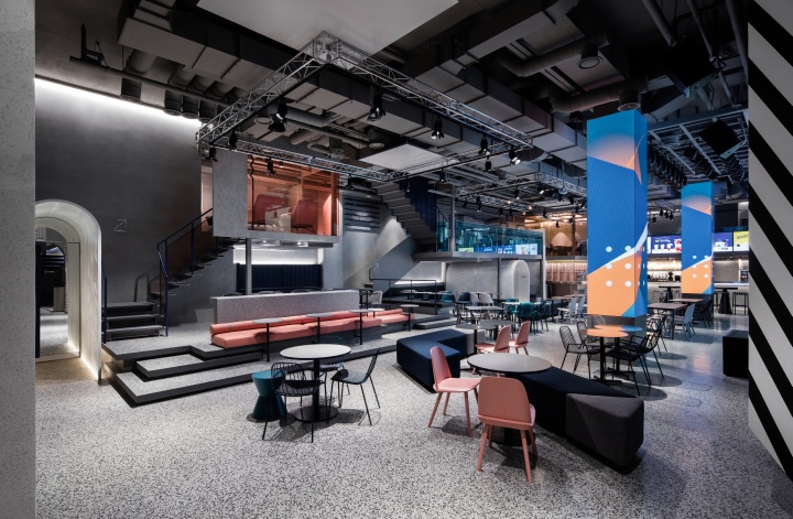 辦公空間,韓國辦公室設計,視覺媒體辦公室,工作室設計