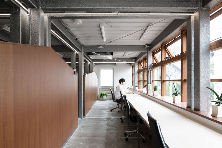 聯合辦公空間,日本辦公室設計,倉庫改造,辦公空間