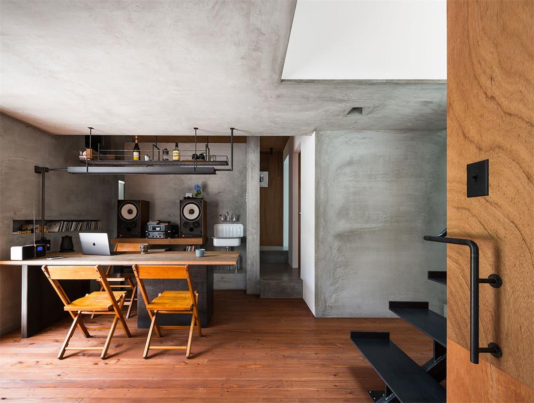 日本住宅設計,攝影工作室兼自住宅設計,住宅改造設計,極簡風格住宅設計,住宅空間