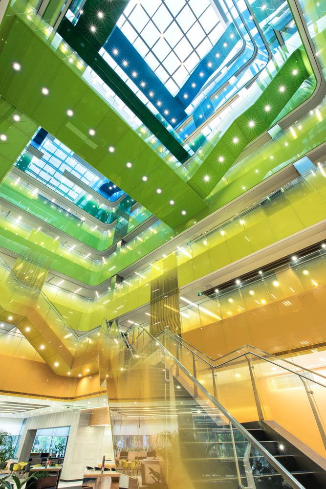 蘇州微軟研發中心,蘇州辦公室設計,現代風格辦公室設計,彩色風格辦公室設計,科技公司辦公室設計