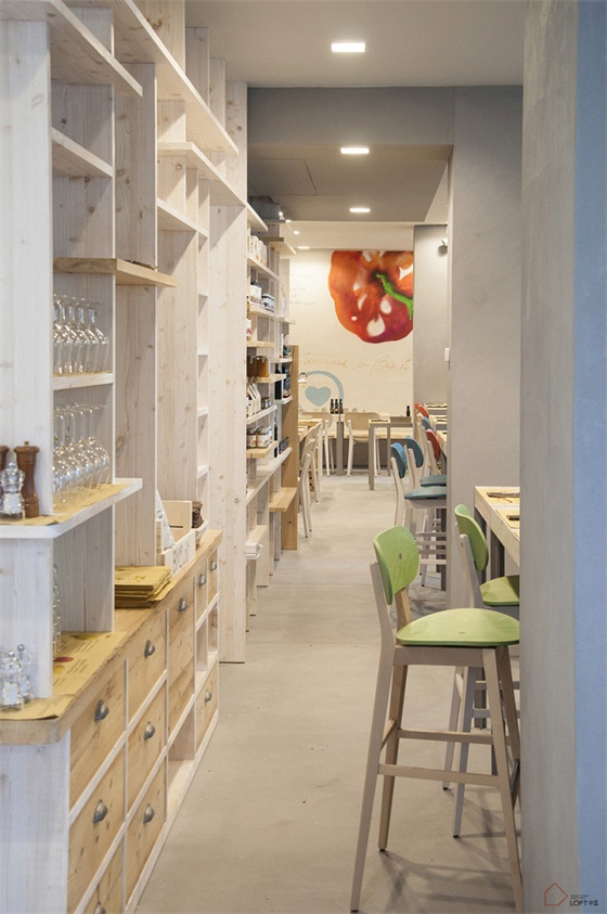 清新風格餐廳設計