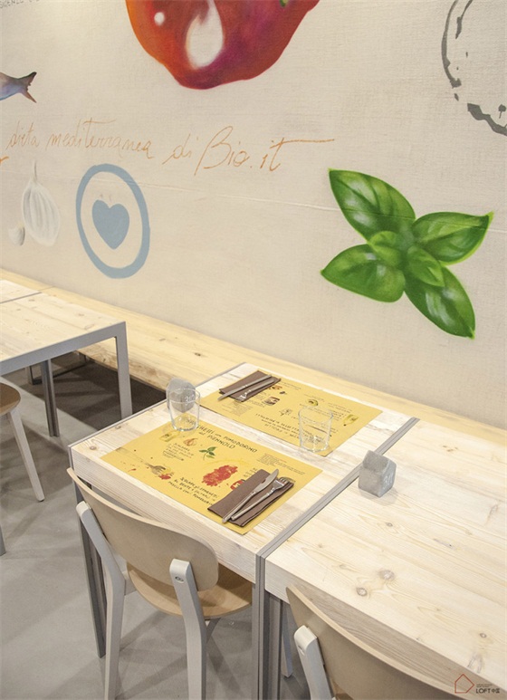 清新風格餐廳設計