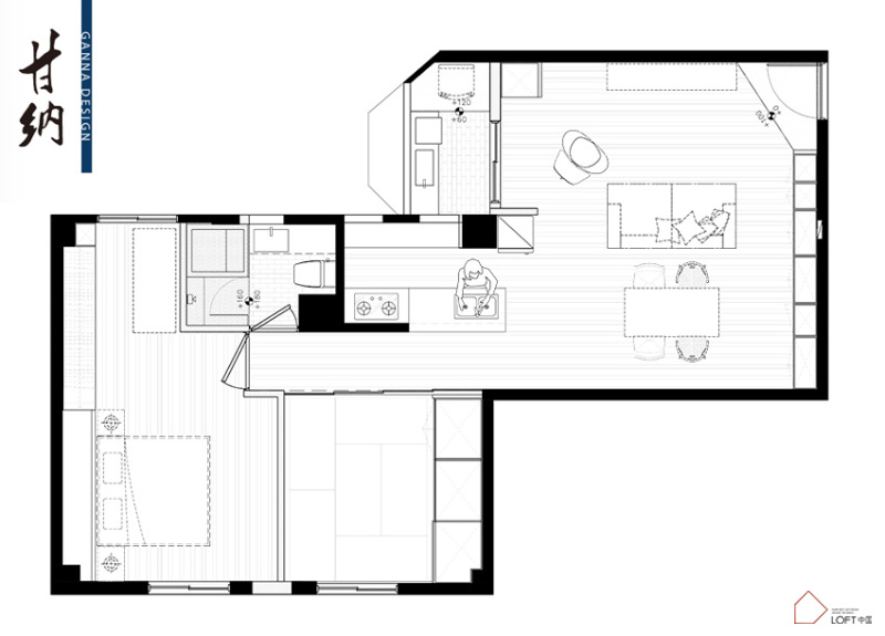 台北69平米日式混搭風住宅 台北69平米日式混搭風住宅