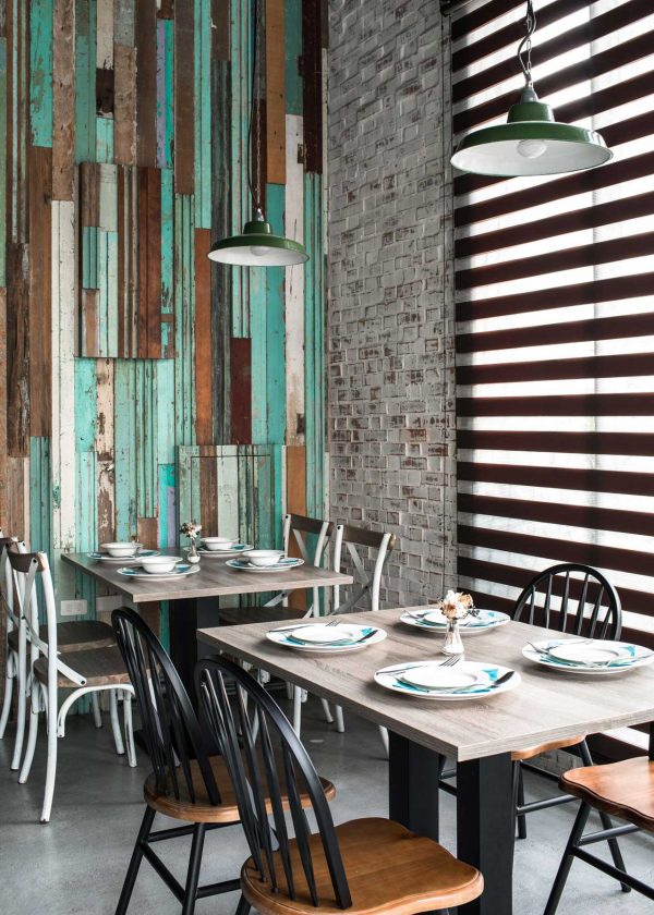 台灣餐廳設計,台中Gatto Bianc咖啡館,餐飲空間,法式風格,法國工業風,