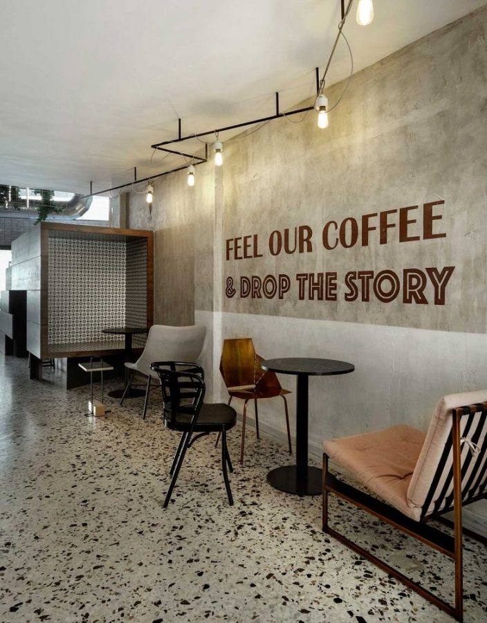 咖啡店設計，商業空間，餐飲空間，工業風，混搭風