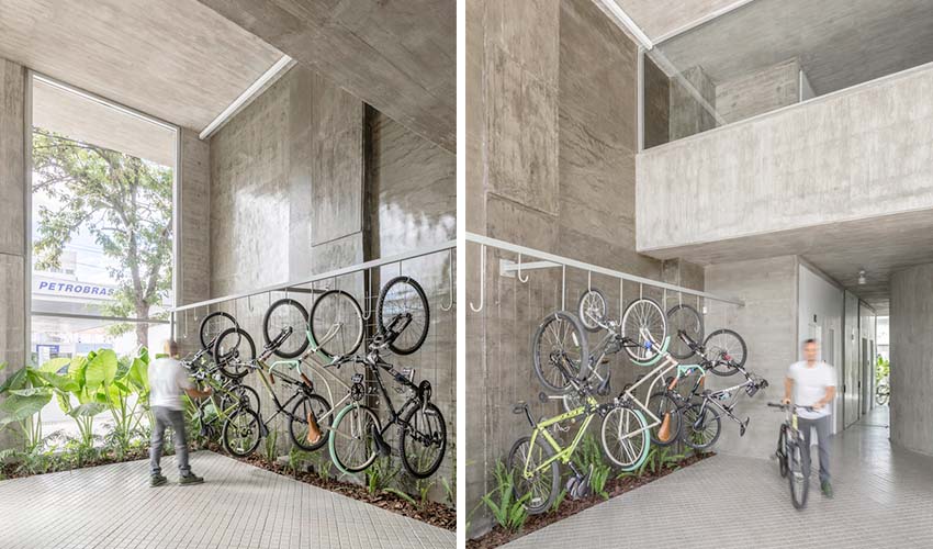 住宅空間,青年公寓設計,商業空間,阿根廷Pueyrredón 1101 Building,清水模