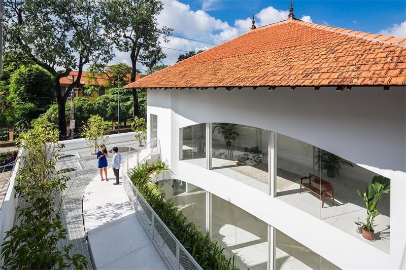 住宅空間,改造空間,聯排屋改造,越南住宅空間,現代風格住宅設計