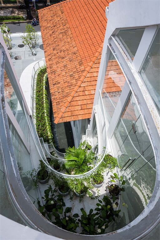 住宅空間,改造空間,聯排屋改造,越南住宅空間,現代風格住宅設計