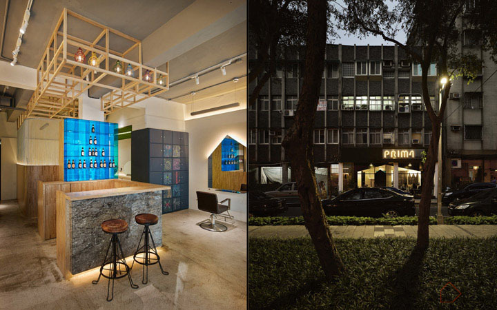 LOFT風格美發店設計