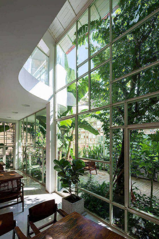 住宅空間,商業空間,商住合一,建築改造,植物宅