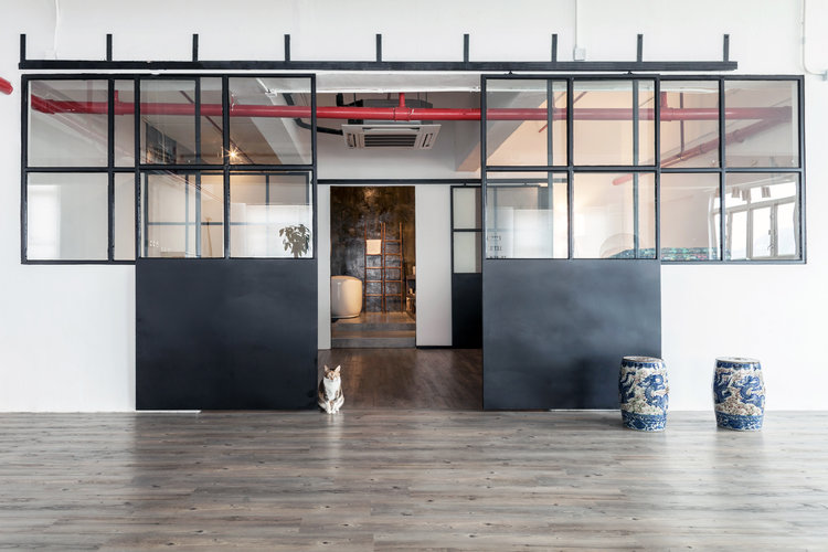 住宅空間,工業風住宅設計,建築改造,舊倉庫改造設計,loft工業風住宅