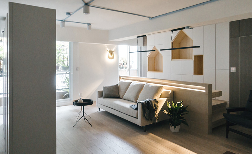 132平米住宅設計,住宅翻新設計,132平米住宅改造設計,北歐風格住宅設計,老房改造