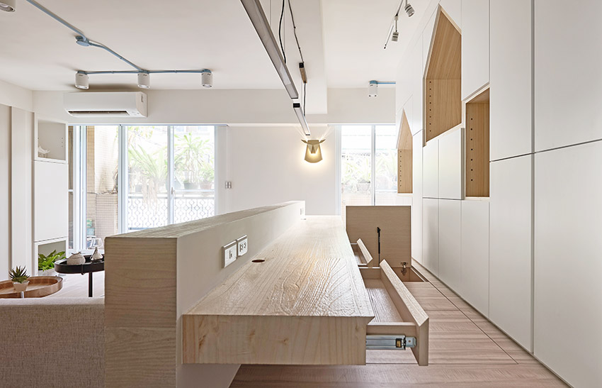 132平米住宅設計,住宅翻新設計,132平米住宅改造設計,北歐風格住宅設計,老房改造