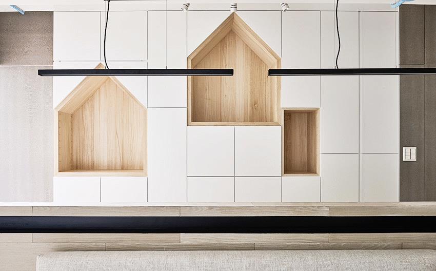 132平米住宅設計,住宅翻新設計,132平米住宅改造設計,北歐風格住宅設計,老房改造