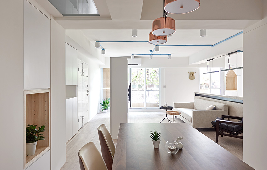 132平米住宅設計,住宅翻新設計,132平米住宅改造設計,北歐風格住宅設計,老房改造