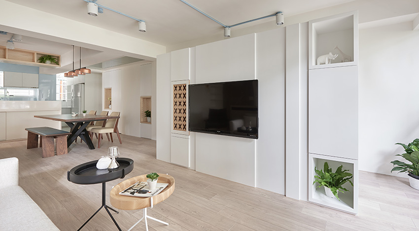 132平米住宅設計,住宅翻新設計,132平米住宅改造設計,北歐風格住宅設計,老房改造